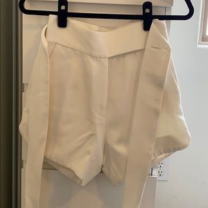 IRO cream shorts